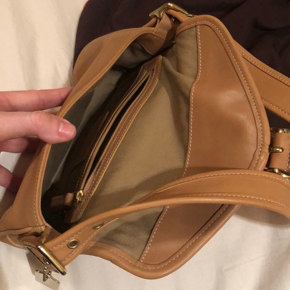 Tan Leather Coach Purse - Picture 4 of 4
